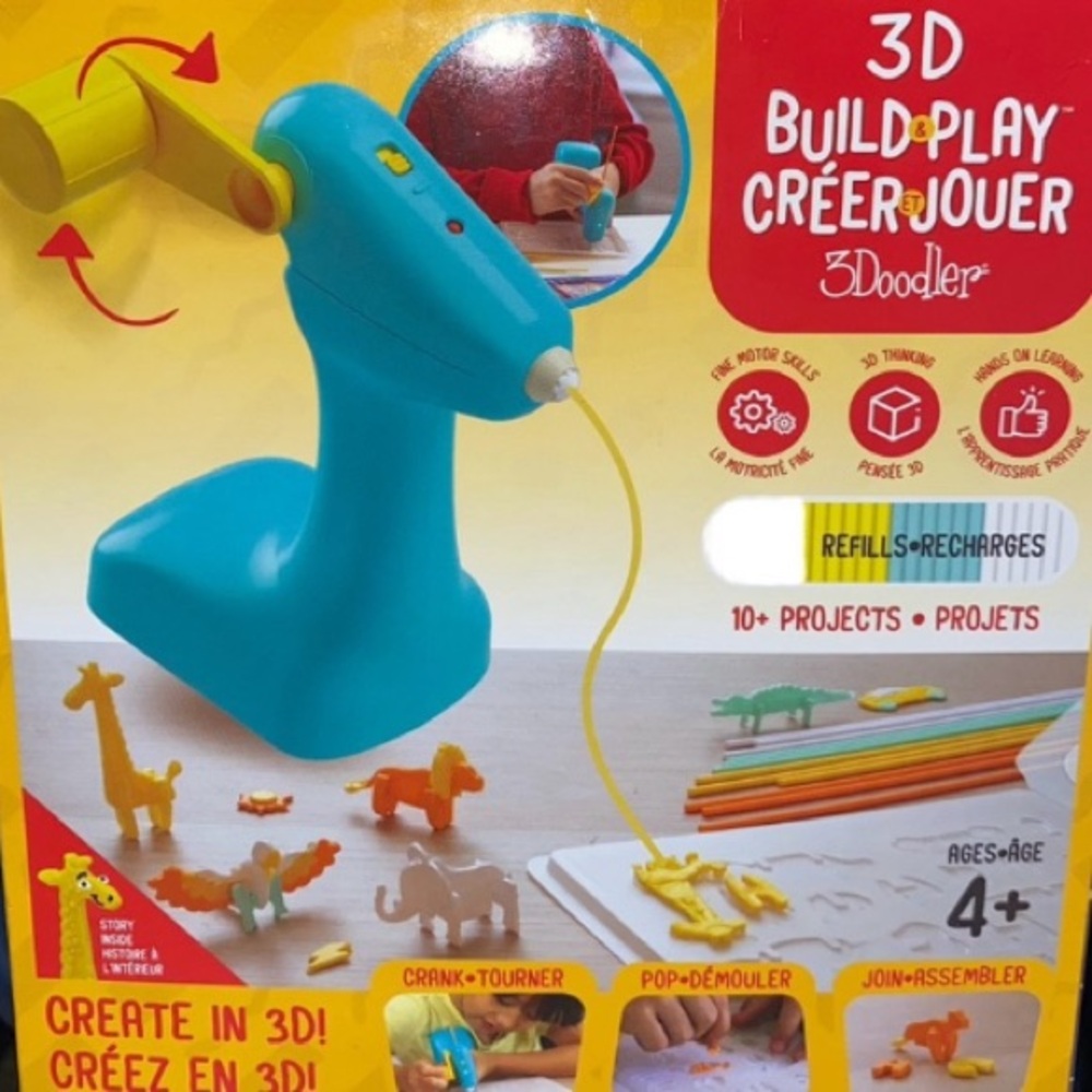 3D Build & Play Set 3Doodler 3DHand crank
